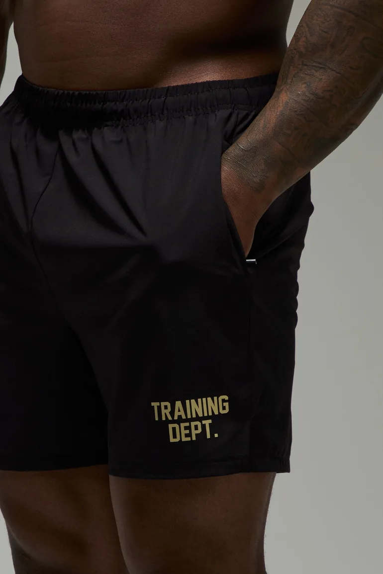 Training Dept 5inch Stretch Woven Short - black - 2