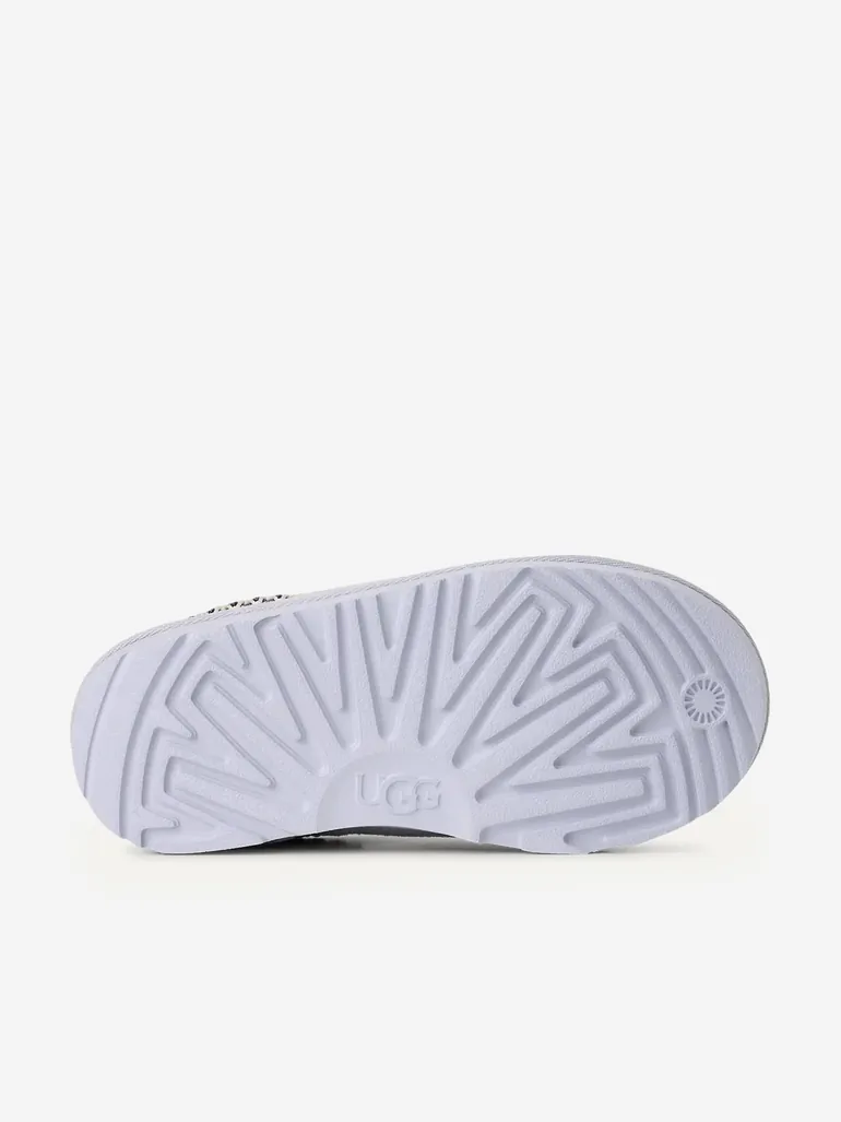 UGG Girls Suede Tasman II Slippers in Purple - 6