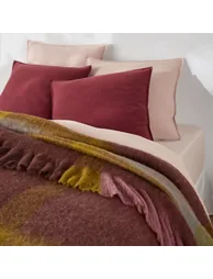 Merize Multicolour Checked Throw - 4