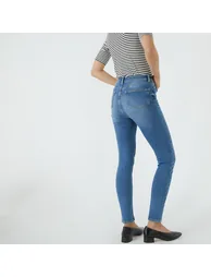 High Waist Skinny Jeans, Length 29.5" - 3