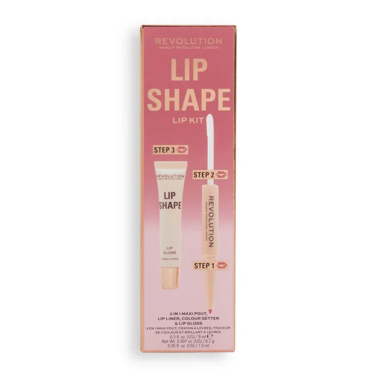 Revolution Lip Shape Kit Rose Pink - 2