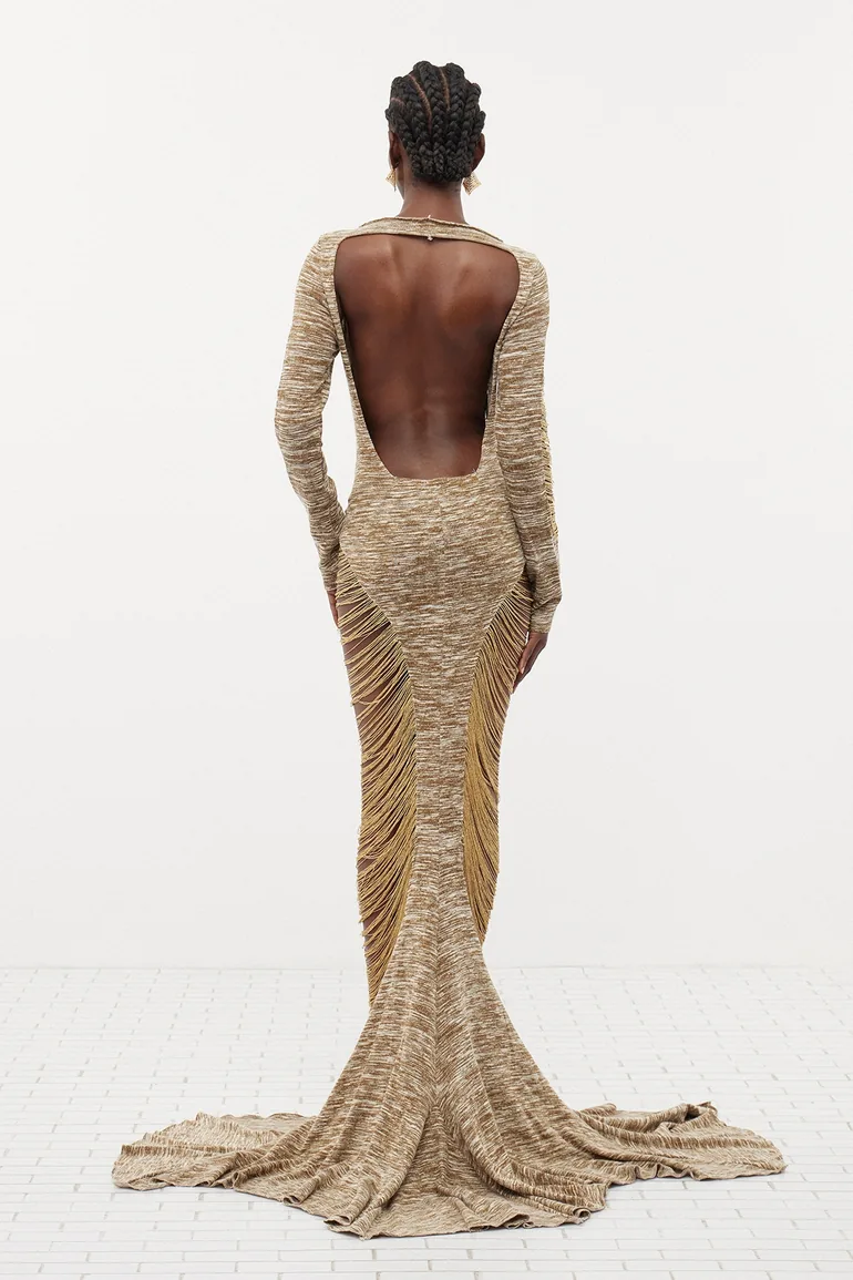 Doubravka Backless Cutout Maxi Dress - 4