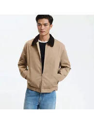 Corduroy Collar Jacket - 1