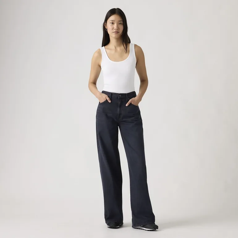 Cinch Wide Leg Jeans - 2