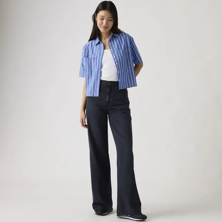 Cinch Wide Leg Jeans