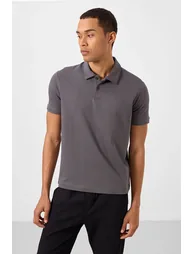 TOMMY Men's Cotton-Blend Polo T-Shirt - 5