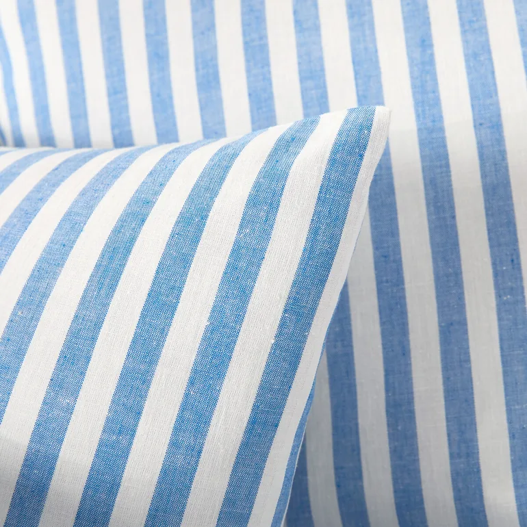 Soizic Blue Pillow Case in Cotton - 3