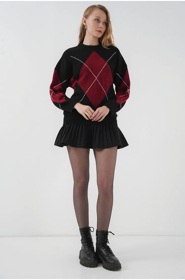 BDART Oversized Geometric Knit Sweater product thumbnail 2