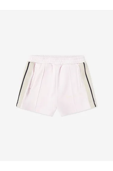 Palm Angels Girls Track Shorts in Pink
