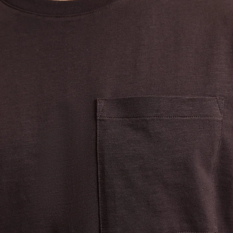 Cotton Crew Neck T-Shirt with Short Sleeves - 2