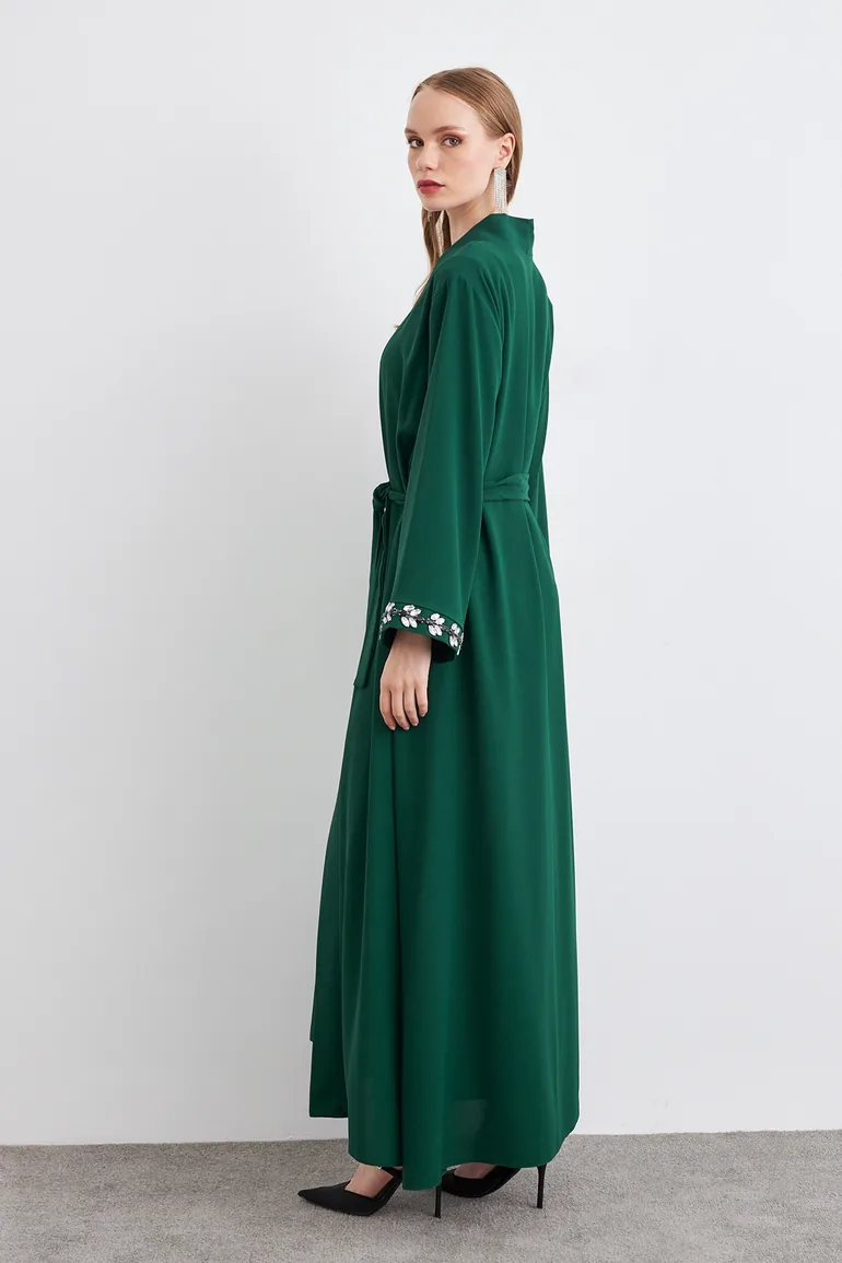 Rita Abaya Suit - Emerald - 3