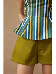 High Waist Ruched Shorts - 3