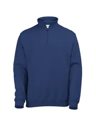 Awdis Mens Plain Sophomore ¼ Zip Sweatshirt - New French Navy