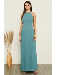 TFNC Serene Native Green Maxi Dress