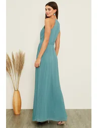 TFNC Serene Native Green Maxi Dress - 4