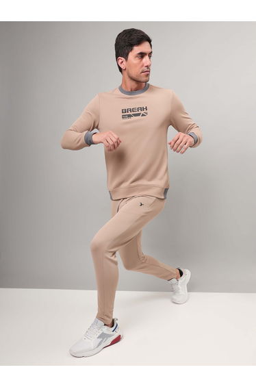 Full Sleeve Fleece Printed Sweatshirt