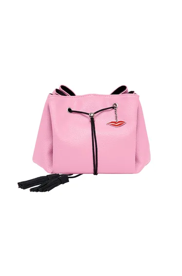 حقيبة مكياج جلد صناعي