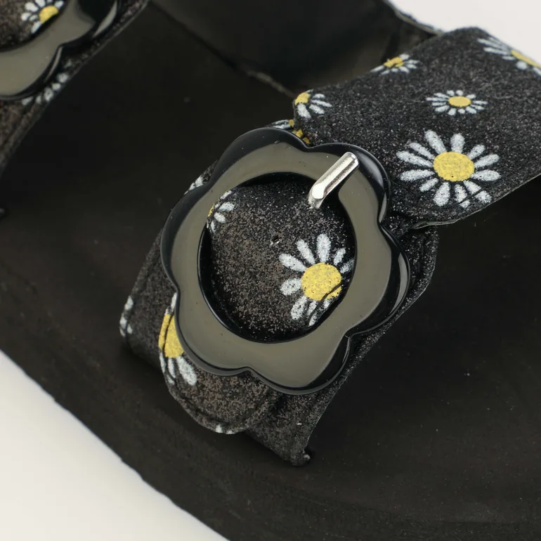 Women's Rocket Dog Wilde Eloise Glitter Sandals in Black - 4