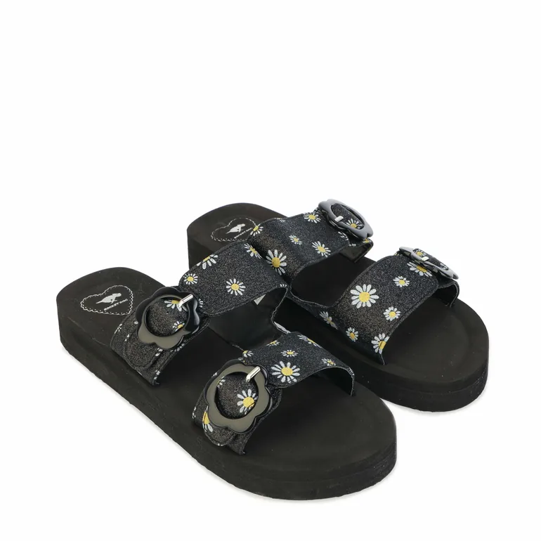 Women's Rocket Dog Wilde Eloise Glitter Sandals in Black