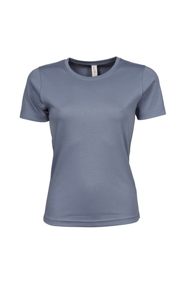 Tee Jays Womens/Ladies Interlock Short Sleeve T-Shirt - Flint Stone