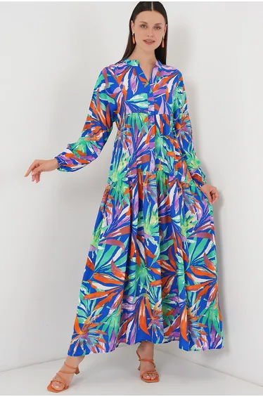 Authentic Patterned Hijab Dress