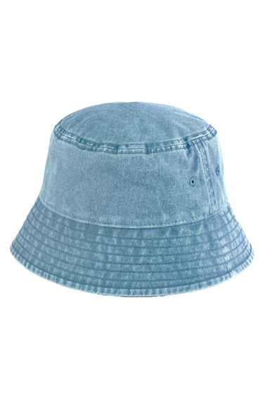 Beechfield Unisex Adult Vintage Bucket Hat - Vintage Light Denim