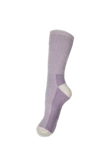 Womens/Ladies Wool Rich Hiker Socks - Lilac