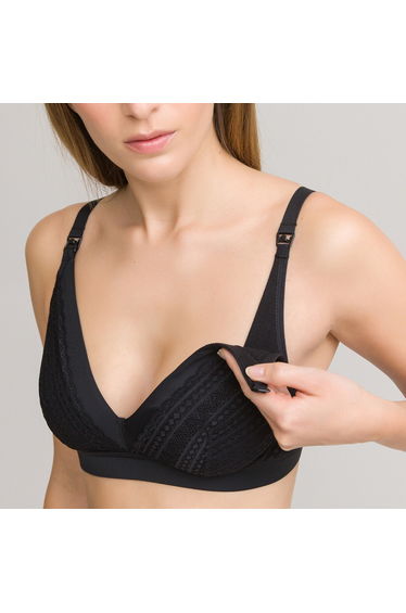 Cotton Nursing Halterneck Bra