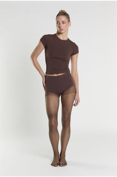Micro Shorts - Coffee