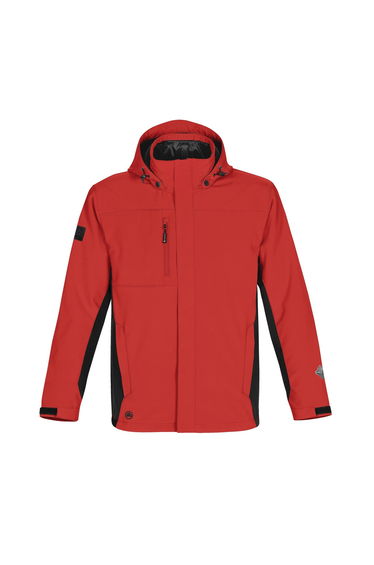 Stormtech Mens Atmosphere 3-in-1 Performance System Jacket (Waterproof & Breathable) - Stadium Red/Black