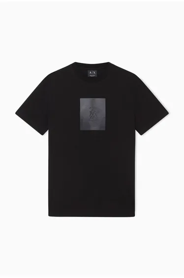 Black Tonal Logo T-Shirt Black