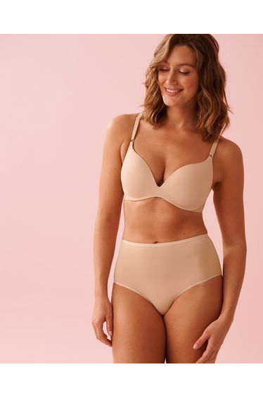 Microfiber Sleek Back High Waist Bikini Panty