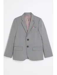 Boys Grey Tailored Suit Jacket