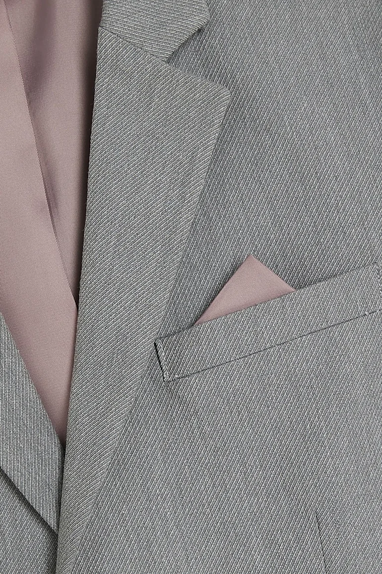 Boys Grey Tailored Suit Jacket - 1