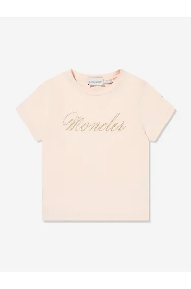 Girls Logo T-Shirt in Pink