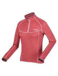 Regatta Womens/Ladies Yonder Raglan Long-Sleeved Sweatshirt - Mineral Red - 2