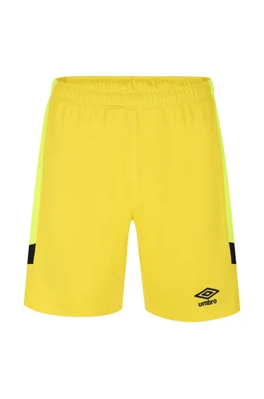 شورت امبرو أصفر بقصة مستقيمة