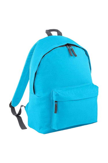 Bagbase Original Plain Backpack - Surf Blue/Graphite Grey