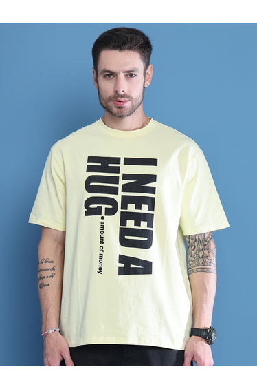 Men Graphic Printed Oversized T-Shirt