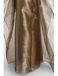 Faelan Mesh Shawl Maxi Dress Innovare Denim : Abayas & Jalabiyas ...