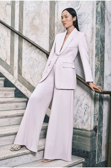 Petite Compact Stretch Tailored Trouser