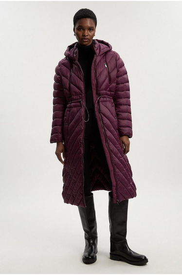 Lightweight Knee Length Packable Coat
