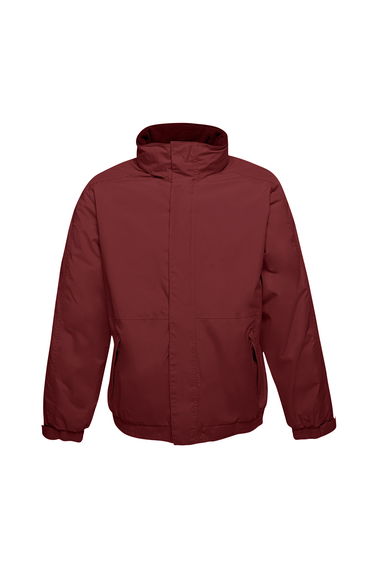 Regatta Mens Dover Waterproof Windproof Jacket - Burgundy/Burgundy