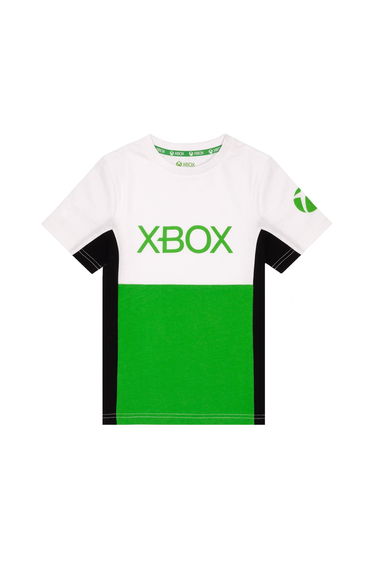 Xbox Childrens/Kids Colour Block T-Shirt - White