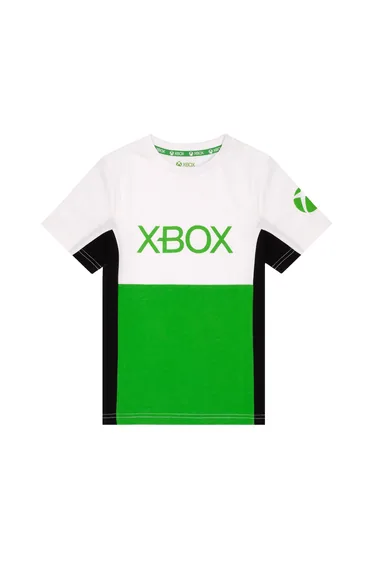 Xbox Childrens/Kids Colour Block T-Shirt - White