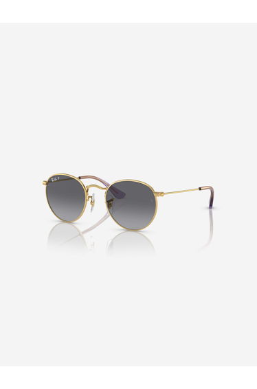 Kids Round Sunglasses in Gold