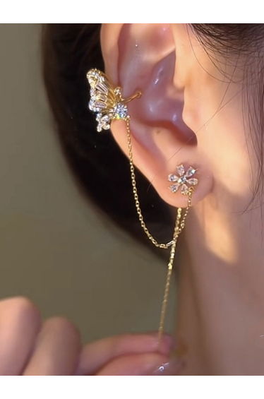 Butterfly Cuff Earring