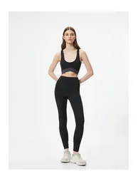 Sports Tights Standard Waist Tight Fit