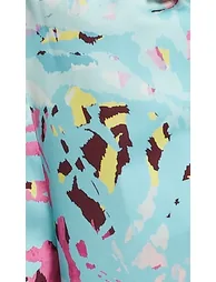 جمبسوت نسائي بطبعة تجريدية لون أزرق  - 7