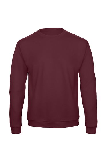 B&C Adults ID. 202 50/50 Sweatshirt - Burgundy